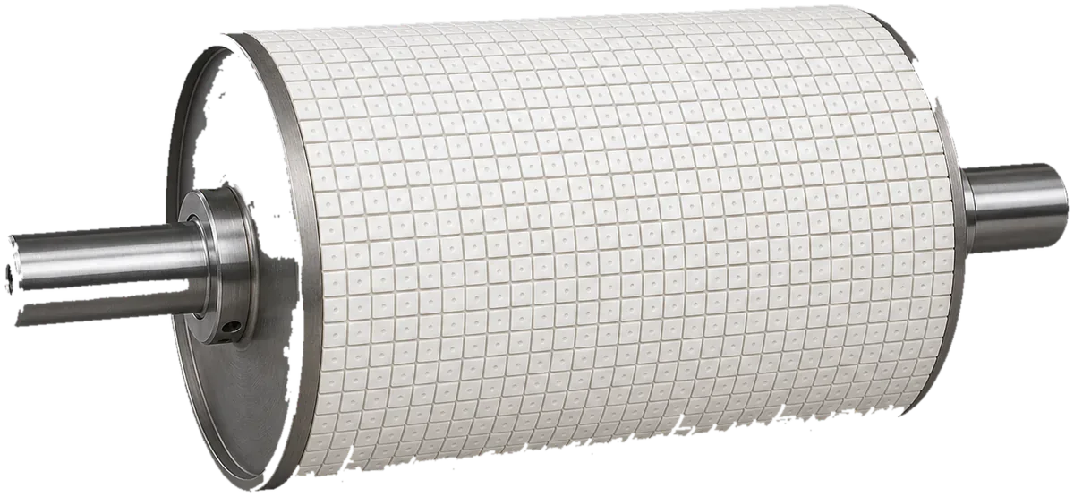 Direct Bonded Ceramic Lagging