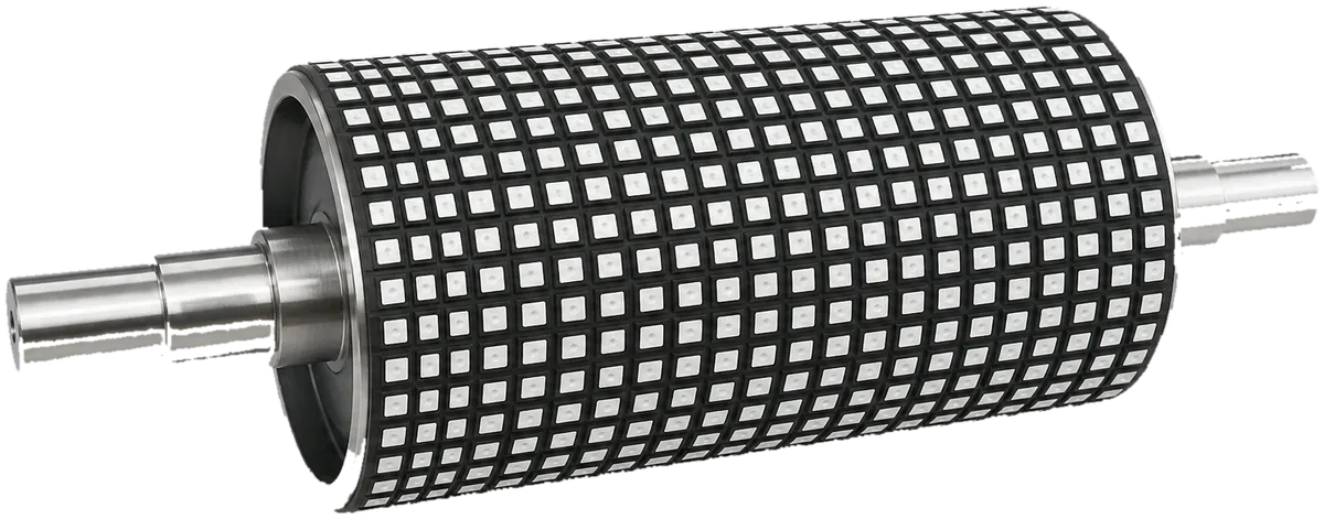 Cold Bonded Rubber and Ceramic Lagging